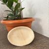 Yescarta Round Shape Bamboo Dinner Plates, Heavy Duty,Natural,Disposable, Eco Friendly Perfect for Parties, Weddings,Catering Events-PO5 (A_E_310777) view 2