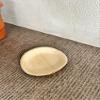 Yescarta Round Shape Bamboo Dinner Plates, Heavy Duty,Natural,Disposable, Eco Friendly Perfect for Parties, Weddings,Catering Events-PO5 (A_E_310777) view 3