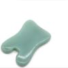 AMHIL Gua sha Scraper Board Natural Jade Guasha Stone Board Facial Eye Guasha Plate Jade Face Massager Scraper Tool for Face Neck Back Body Pressure Therapy Massage Tool Set (Color : 3) view 1