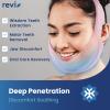REVIX Wisdom Tooth Ice Pack Wrap with 3D Sewing Design Face Ice Wrap for Jaw, TMJ, Oral Discomfort, Teeth Removal and Dental Implants, Super Snug Fit with 4 Hot Cold Packs Reusable, Pink view 4