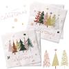 40Pcs Christmas Party Decorations - Christmas Tree Paper Napkins Disposable Napkins for Merry Xmas Winter Festive Dinner Party Supplies view 1