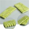 AMHIL Gua sha Scraper Board Natural Jade Stone Comb Gouache Scraper Guasha Jade Massager for Head Scalp Stone Gua Sha Scraper Facial Massage Tool Hair Care Massage Tool Set (Color : Green 2pcs) view 2