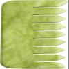 AMHIL Gua sha Scraper Board Natural Jade Stone Comb Gouache Scraper Guasha Jade Massager for Head Scalp Stone Gua Sha Scraper Facial Massage Tool Hair Care Massage Tool Set (Color : Green 1pcs) view 1