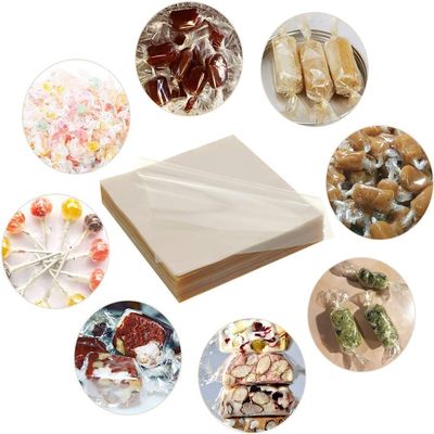 1000 Sheets Clear Cellophane Wrap Roll 5x5 Inches for Treats, Lollipop, Gummies, Saran Wrap& Cake Pop Making Supplies, etc