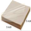 1000 Sheets Clear Cellophane Wrap Roll 5x5 Inches for Treats, Lollipop, Gummies, Saran Wrap& Cake Pop Making Supplies, etc view 2