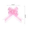uxcell 20pcs 9 Inch Giant Large Pull Bow Gift Wrapping Organza Bows Ribbon Pink for Wedding Baskets Presents Christmas view 2