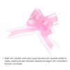 uxcell 20pcs 9 Inch Giant Large Pull Bow Gift Wrapping Organza Bows Ribbon Pink for Wedding Baskets Presents Christmas view 4