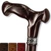 Asterom Walking Cane - Handmade, Ergonomic, Canes for Men - Wooden Walking Sticks for Seniors, Unique (Walnut, 34 Inches) view 1