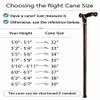 Asterom Walking Cane - Handmade, Ergonomic, Canes for Men - Wooden Walking Sticks for Seniors, Unique (Walnut, 34 Inches) view 2