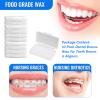 10 Pack Dental Braces Wax for Teeth Braces & Aligners, 50 Unscented & Flavorless Orthodontic Wax Strips for Dental Care Braces Brackets Cover Lip Protector Oral Appliances Ortho Accessories view 2