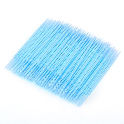 1100Pcs Toothpick, Double Head Dental Care Teeth Stick, Floss Interdental Floss Pick, Oral Care Toothpick with Box for Children Elderly(8cm-Blue)
