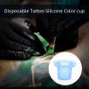1000pcs Disposable Ink Cups Flat Bottom Elastic Silicone Pigment Cups S M Size, For Permanent Makeup Container Accessory,Tattoo Ink, Wholesale Business view 4