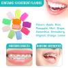 10 Pack Dental Braces Wax for Teeth Braces & Aligners, 50 Unscented & Flavorless Orthodontic Wax Strips for Dental Care Braces Brackets Cover Lip Protector Oral Appliances Ortho Accessories view 2