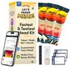 Brewsy Starter Kit for Mead Making - Custom Mead Kit - 4 Bottles in 9 Days - Use Any Juice view 1