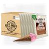 OLDSOUL Professional Cone Waffle Mix | Chocolate Flavor | 30 Lbs | 672 Pcs | Batter Mix | (30 Lbs, Traditional) view 1