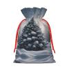 Christmas Tree Snow Holiday-Themed Gift Bags - Stylish,Unique,And Personalized Reusable Drawstring Gift Bags view 2
