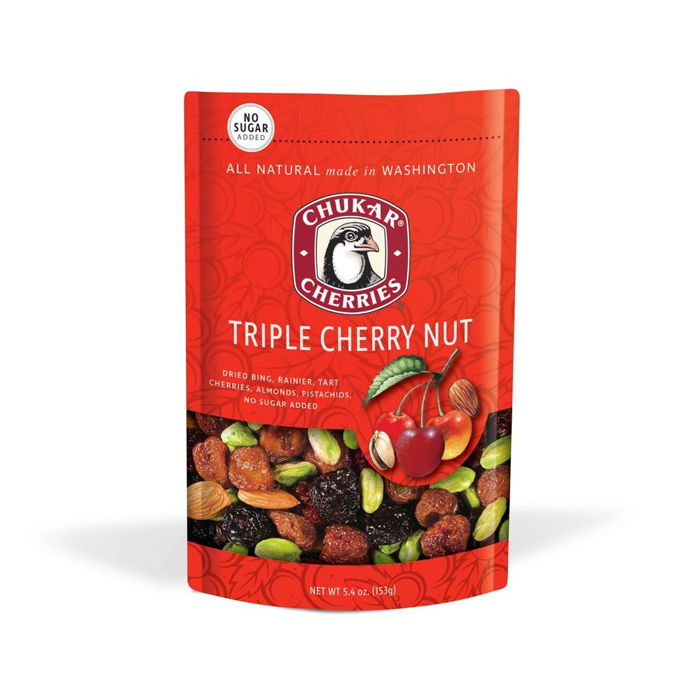 Chukar Cherries Triple Cherry Nut (Pack of 2)