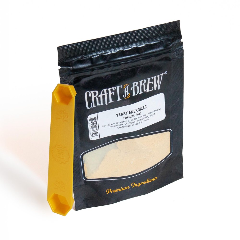 Craft A Brew - Yeast Energizer - For Wine & Beer Brewing - Nutrient Booster - For Stalled Fermentation - 1 oz Package