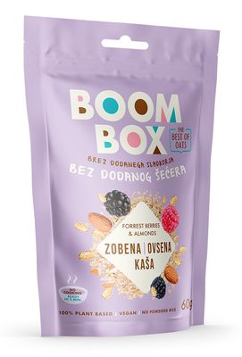 BOOM BOX Forest Berry Almond Oatmeal - 30 g - Healthy Breakfast Choice