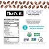 That's it. Organic Energy Coffee Mini Bars - Mocha Coffee (1 Mini Bar = 1 Cup of Coffee) Grab and Go, No Added Sugars, Non-GMO, Caffeine Power Snack, Kosher, Allergy Friendly (Mocha Coffee - 15 Pack) view 2