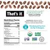 That's it. Organic Energy Coffee Mini Bars-Vanilla Coffee ( 1 Mini Bar = 1 Cup of Coffee ) Grab and GoNo Added SugarsNon-GMOCaffeine Power SnackKosherAllergy Friendly (Vanilla Coffee-15 Pack) view 2
