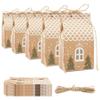 ANCIENTPWR 50 Christmas Treat Boxes for Party Favors view 1