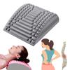 ADHMETOP Neck and Back Stretcher, Support Massager, Used to Relieve Low Back Pain, Relax and Soothe The Back and Neck, intervertebral disc herniation, Sciatica, and Relaxation Tool (Sky Gray) view 1