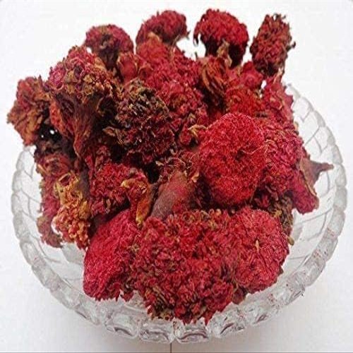 Anar - Dry (100Grm) Pomegranate Flower - Anaar k Sukhe Phool - Madulai - Punica Granatum - Anar Phool Herb Dried -  