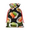 ZISHAK Sushi Dill Pickles Drawstring Fabric Gift Bagsideal Holiday Gift Bags For Any Occasion view 2
