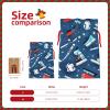 ZISHAK Ice Hockey Print Drawstring Fabric Gift Bagsideal Holiday Gift Bags For Any Occasion view 4