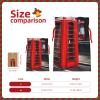 ZISHAK Red Phone Booth London Street Drawstring Fabric Gift Bagsideal Holiday Gift Bags For Any Occasion view 4