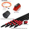 FUYAO Telescopic Water Fed Pole Brush - Ultimate Kit for Window Cleaning, Solar Panels, & Conservatory Roof - Extendable Cleaner with Water Fed Pole & Window Cleaning Brush view 4