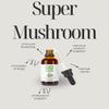 GO Mushrooms Super Mushroom Tincture Supplements - Dual Extracted Multi Mushroom 4-in-1 Fruiting Body - Stress & Nervous System Support - 2 fl oz (60 Servings)* view 4