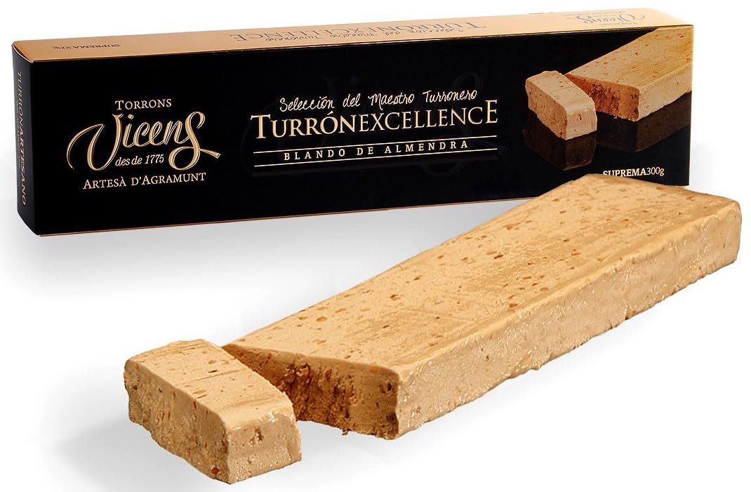 Vicens Agramunt's Torrons - Excellence Collection - Soft Almond Nougat - 10.58oz/300gr