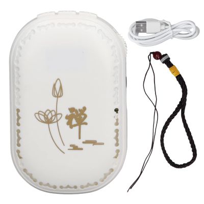 Buddha Machine Stereo Output Sutra Broadcasting Machine Player Volume Digital Display Small Handheld Meditation Machine Abs Little Petite Pottery Wheels Accessories
