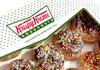 Krispy Kreme Chocolate Iced Glazed Doughnut With Sprinkles Donuts One Dozen view 1