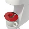 1058 Designs Coffee Mug Cup Splash Splatter Guard Screen compatible with Keurig and other single serve brewing machines (Red) view 1