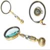 10X Large Solid Magnifying Glass with Bone & Brass Handle | Gifts for Boys Girls Dad Mom Seniors, Anniversary Birthday, Halloween Dcor - A.A.Nauticals - A.A.Nauticals view 1