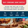 Bare Bones Low Sodium Grass-Fed Beef Bone Broth | Pour w/Pasture Raised Protein & Collagen for Cooking & Sipping | No Artificial Flavors Non-GMO Gluten/Dairy-Free Keto/Paleo Friendly | 16oz | 8 Pack view 3