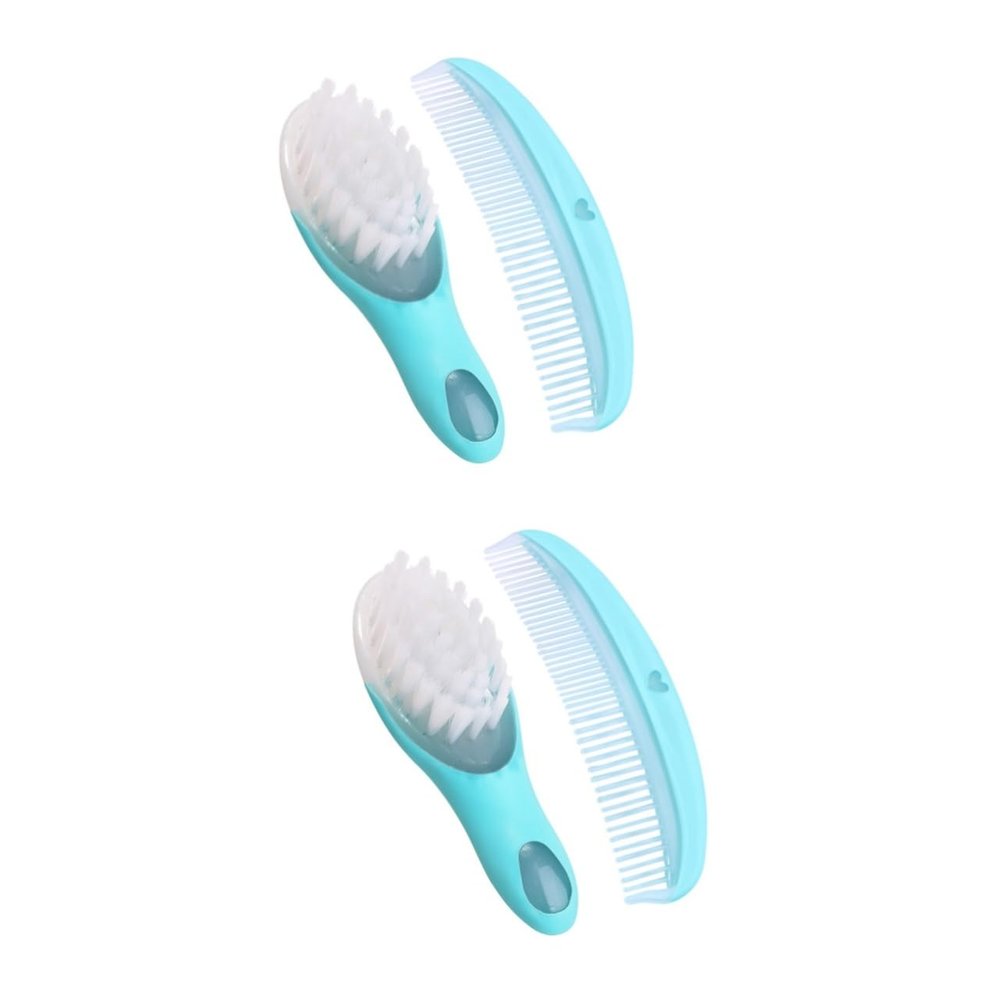 SAFIGLE 2sets Quality Material Detangling Brush Comb for Newborn Boy Girl Massage Hair Care