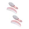 SAFIGLE 2 Sets Infant Hair Brush Comb Set Newborn Brush and Comb Anti-Static Smooth Grooming for Baby's Scalp Promote Circulation Brain Development view 1