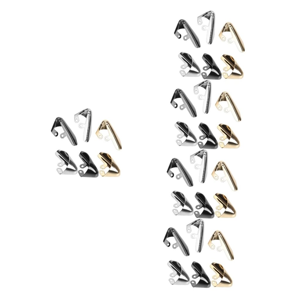 6Pcs Assorted Color Metal High Heel Toe Protectors, Shoe Pointed Covers for Repair and Decoration, Durable Shoe Tip Caps for WomenS High Heels