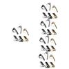6Pcs Assorted Color Metal High Heel Toe Protectors, Shoe Pointed Covers for Repair and Decoration, Durable Shoe Tip Caps for WomenS High Heels view 1