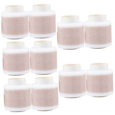 Healifty 10pcs Gel Scar Concealer Bands Skin Tone Wrap for Scar Repair and Gentle for Skin for Scald Injuries and Everyday Use