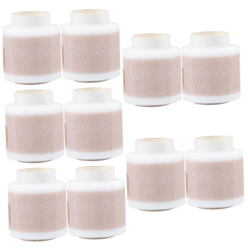 Healifty 10pcs Gel Scar Concealer Bands Skin Tone Wrap for Scar Repair and Gentle for Skin for Scald Injuries and Everyday Use