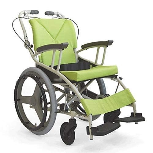 Manual Lightweight Aluminum Alloy wheelchairs, Folding wheelchairs, Multifunctional Scooter, Trolley, self-propelled Wheelchair, paralyzed Walker for The Elderly and Disabled (Color : A, Size : 40cm