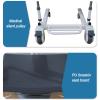 AoForce Transfer Chairs for Seniors, Transport Chair Transfer Wheelchair, Full Body Waterproof Bedside Commode Chair with Bedpan, Patient Transfer Lift with 180 Split Seat (Size : B) view 4