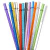 ALINK 13 IN Glitter Straws and 12 Colorful Plastic Straws for Stanley Tumblers view 2