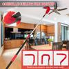 7-24 FT Extension Pole with 2 Outdoor Cobweb Brushes, 30 FT High Reach Ceiling Fan Cleaner Duster for Home, 24 FT Extendable Pole with 4 Pcs Dusting Tools, Cubweb Dusters, Feather Dusters, Fan Duster view 3