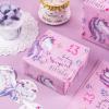 RUSPEPA Birthday Wrapping Paper Sheets with 13 Year Old Pink Pattern Great for Birthday Gift Wrap, 6 Fold on Sheets Each Set, 27 inches x 19 inches view 2